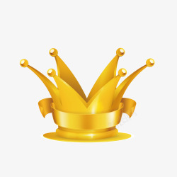 金色皇冠奖励装饰素材