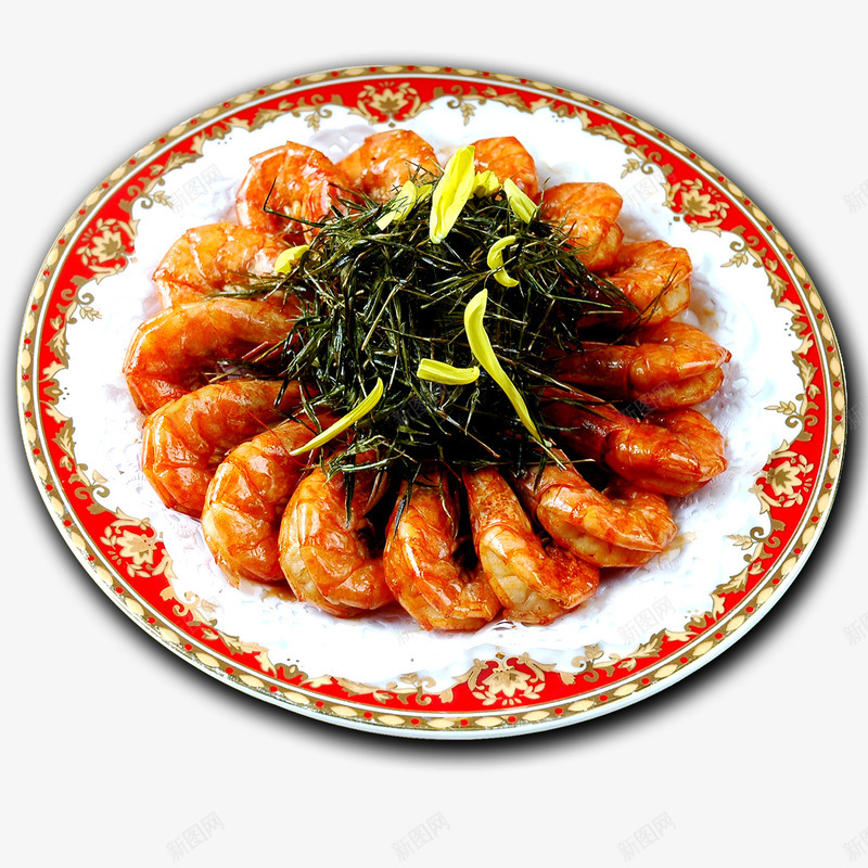 油焖大虾png免抠素材_88icon https://88icon.com 油焖大虾 海鲜 虾 食物