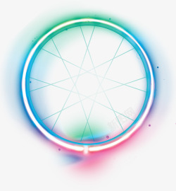 五彩光炫光高清图片