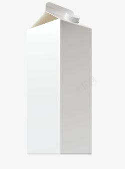 简约风牛奶盒白色简约牛奶盒装饰图案高清图片