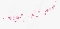 可爱漂亮粉色法式花纹背景素材