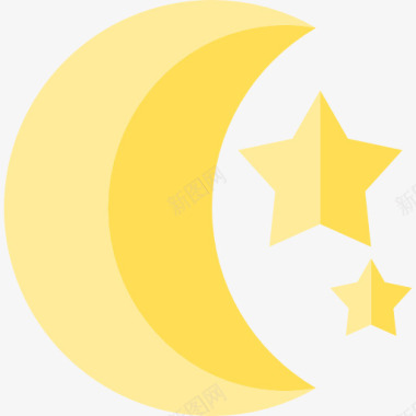 星星蜡烛Moon图标图标