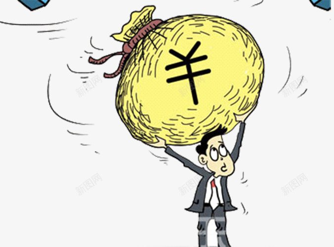 资金池漫画png免抠素材_88icon https://88icon.com 压力 漫画 资金池 透明png 重压 钱袋