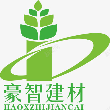 标志图标标贴豪智建材logo图标图标