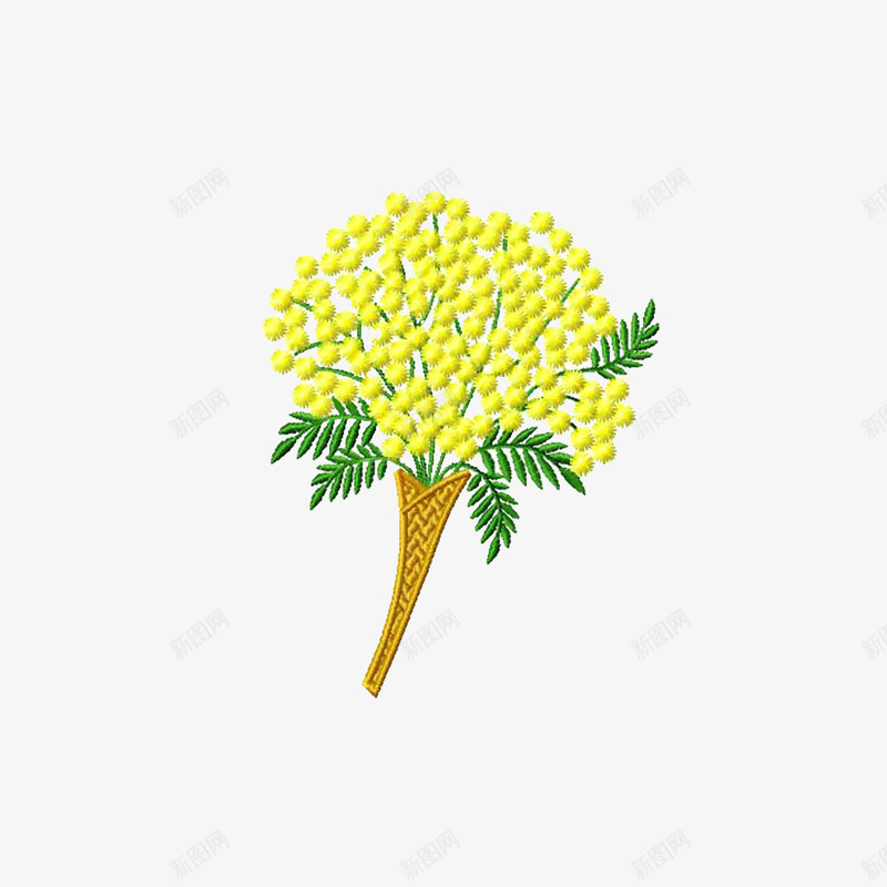 绣花png免抠素材_88icon https://88icon.com 绣花图 绣花图片 花朵 菊花绣