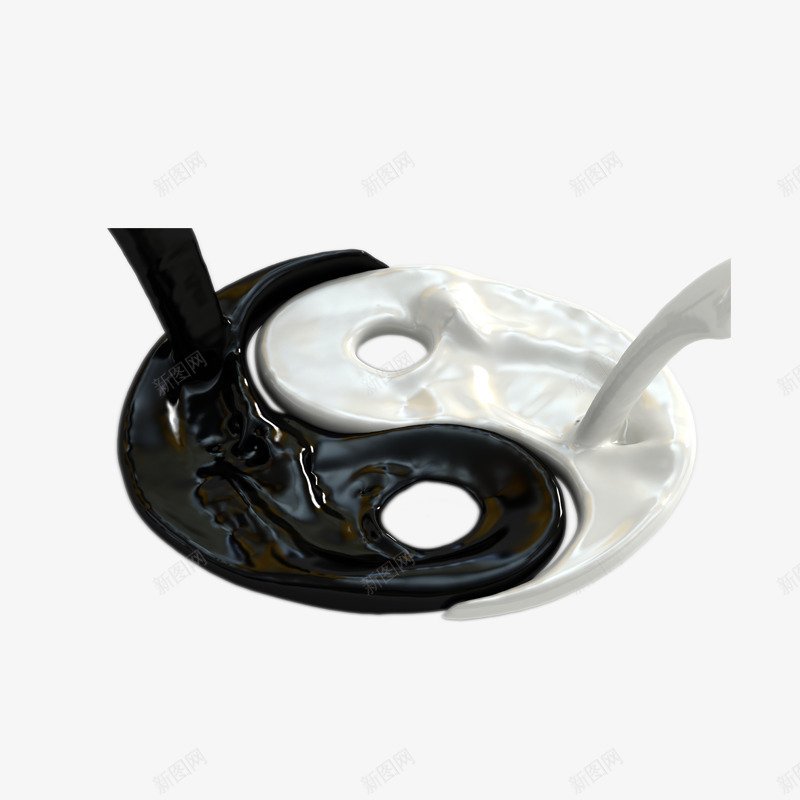 阴阳鱼png免抠素材_88icon https://88icon.com 八卦 牛奶 阴阳鱼