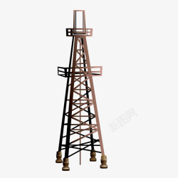 中石油金属石油高架塔中石油矢量图高清图片
