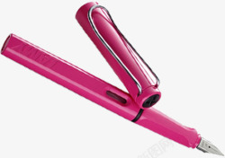 粉色漂亮钢笔开学季素材