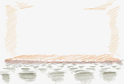 手绘模糊创意装饰素材