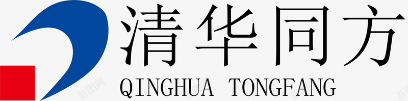 企业卡片标识清华同方logo图标图标