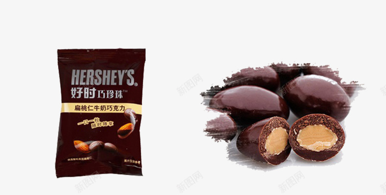 巧克力豆png免抠素材_88icon https://88icon.com 好时巧 扁桃仁牛奶巧克力 珍珠豆 零食