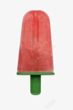 绿棍西瓜味冰棒素材