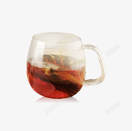 泡红茶png免抠素材_88icon https://88icon.com 玻璃杯 红茶 茶杯