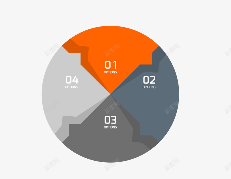 商务信息饼形图图表矢量图eps免抠素材_88icon https://88icon.com 信息图表 商务图表 图表素材 矢量图表 饼形图图表 矢量图