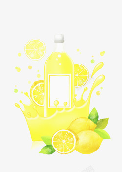创意新品橙汁饮料素材