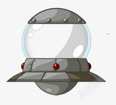 卡通宇宙飞船png免抠素材_88icon https://88icon.com ufo 宇宙飞船 飞船