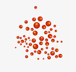 橙红色小球漂亮橙红色小球高清图片
