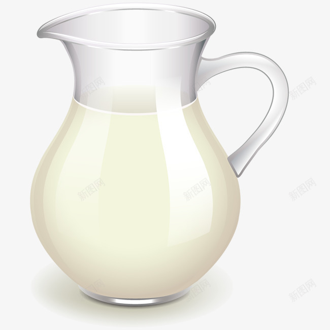 瓶子里牛奶矢量图ai免抠素材_88icon https://88icon.com 牛奶 瓶子 白色 矢量图