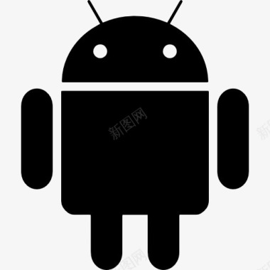 机器人宣传海报Android的标志图标图标