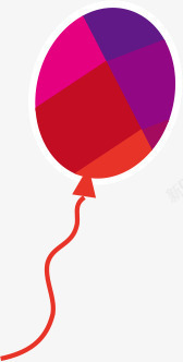 彩色个性气球素材