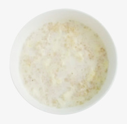 牛奶鸡蛋燕麦粥素材