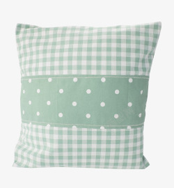 绿色花纹漂亮方形抱枕素材