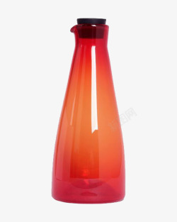 红色玻璃瓶素材