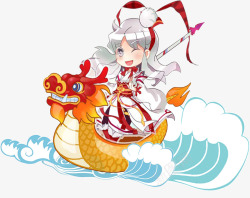 古装扮相卡通漫画人物高清图片