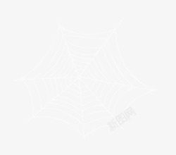 漂亮白色蜘蛛网素材