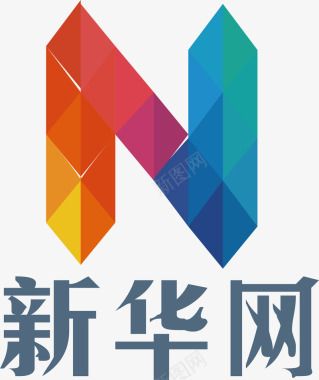 标识logo设计新华网logo矢量图图标图标