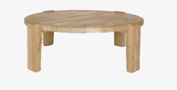 圆形实木桌子素材