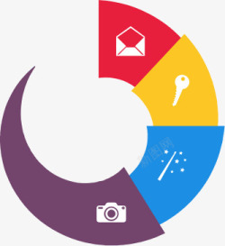 色彩模块PPT元素高清图片