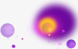 紫色活动模糊光圈圆形素材