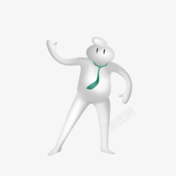 科技小人儿素材