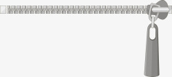 手绘创意简单拉链素材