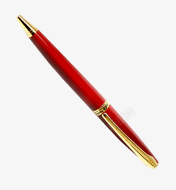 红色钢笔素材