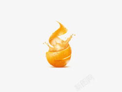 创意水果橘子素材