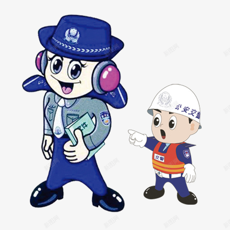 网络警察png免抠素材_88icon https://88icon.com png 元素 卡通 小人 民警 网络警察