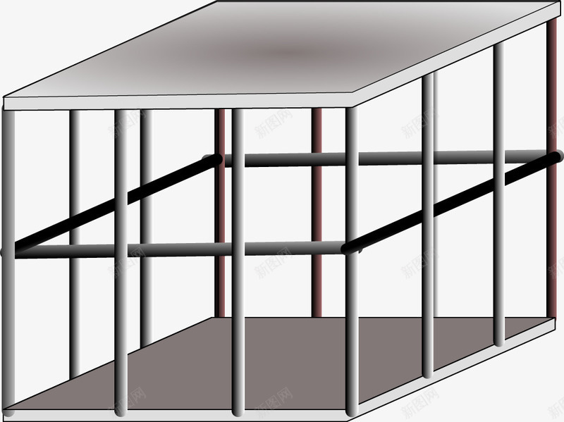 铁笼png免抠素材_88icon https://88icon.com 监狱 金属 铁笼 铁门