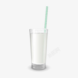 一杯牛奶素材