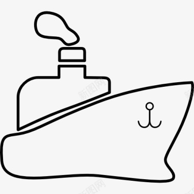 海军制服船锚图标图标