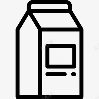 牛奶制造者牛奶图标图标