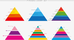 金字塔图表矢量图素材