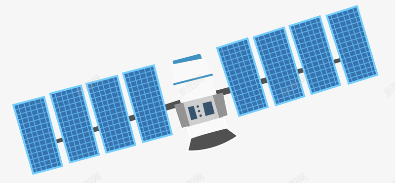 世界航天日太空卫星png免抠素材_88icon https://88icon.com 世界航天日 卫星挡板 大型卫星 太空卫星 宇宙卫星 蓝色挡板