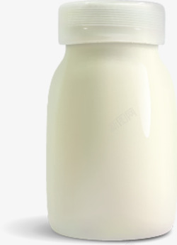 纯天然瓶装牛奶产品素材