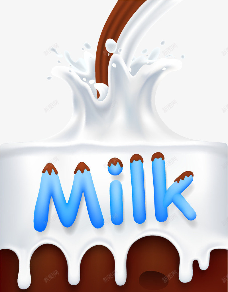巧克力牛奶盒子水溶质感装饰图png免抠素材_88icon https://88icon.com 图案 巧克力 牛奶 装饰