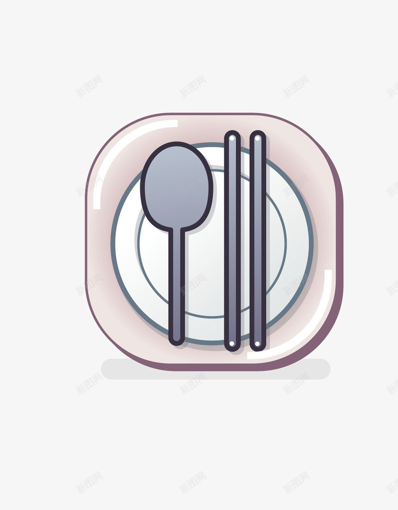 手绘卡通筷子png免抠素材_88icon https://88icon.com 勺子 厨具用品 叉子 手绘 手绘筷子 盘子 碗 筷子 金属质感