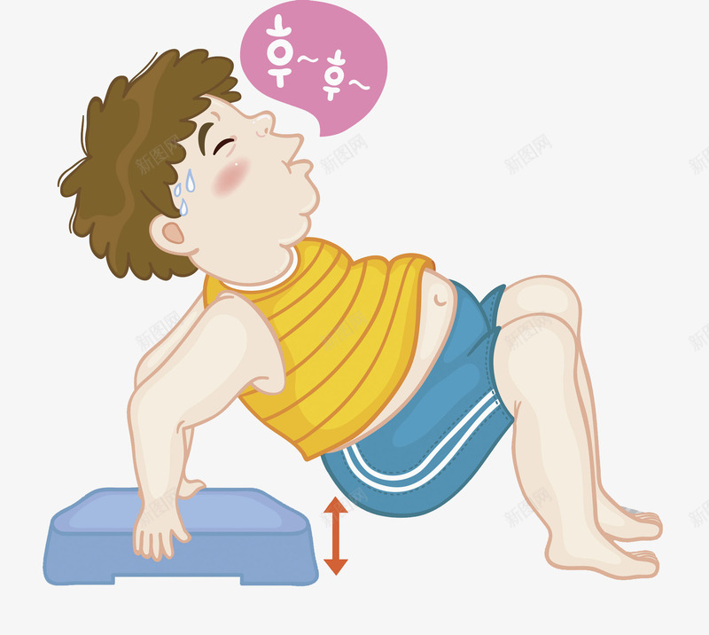 手绘健身的男士图png免抠素材_88icon https://88icon.com 减肥 创意 卡通 唯美 多彩 手绘 简约 胖子 锻炼