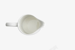 白色瓷杯装营养牛奶素材
