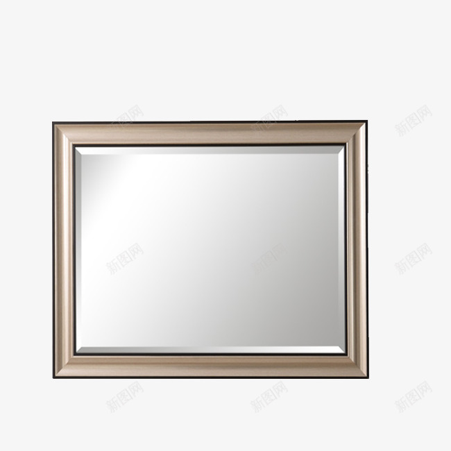 简约方形浴室镜子png免抠素材_88icon https://88icon.com 梳妆镜 浴镜 穿衣镜 简约 美式镜子 金属边框